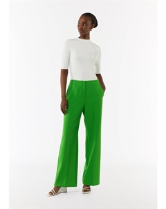 Тканевые брюки Hose lang, зеленый Comma,
