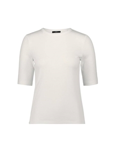 Футболка Basicshirt mit Rundhalsausschnitt, цвет Brilliant White Zero