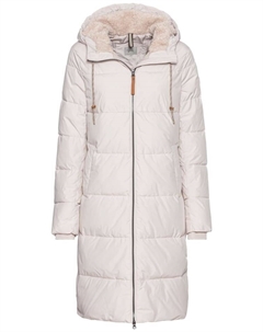 Куртка софтшелл Langer Puffermantel mit gefütterter Kapuze, цвет Perlweiß Camel active