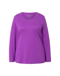 Футболка Shirt, фиолетовый Ulla popken