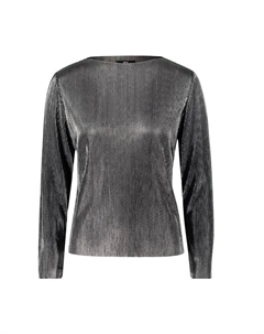 Футболка Plissee Shirt mit Metallic Optik, цвет GreyGrey Zero