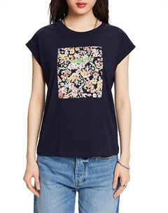 Футболка Shirt, темно-синий Esprit