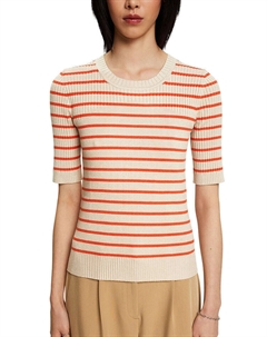 Футболка Shirt, цвет Beige/Orange Esprit