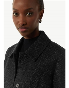 Пуховик Outdoor-Mantel langarm, черный Comma,