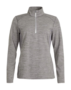 Флисовый свитер  PRTSENNA 1/4 zip active top, цвет Dark Grey Melee Protest