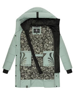 Пуховик Steppmantel Knutschilein, цвет Smokey Mint Navahoo