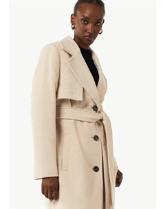 Пуховик Outdoor-Mantel langarm, бежевый Comma,