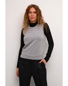 Свитер-жилет Pullunder, светло-серый Kaffe