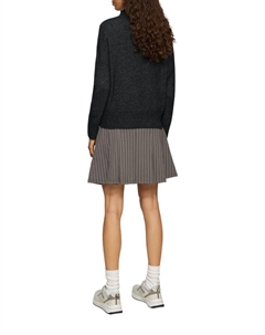 Пуловер Strickpullover langarm, черный Qs