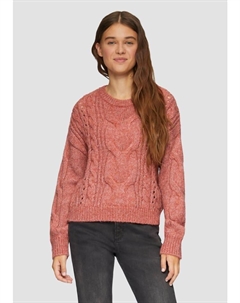 Пуловер Strickpullover langarm, красный Qs