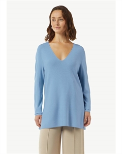 Пуловер Strickpullover langarm, синий Comma,