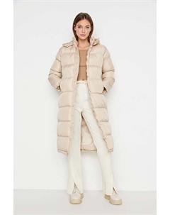Пуховик Wintermantel, кремовый Trendyol