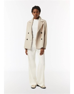 Тканевые брюки Hose lang, бежевый Comma,