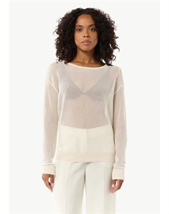 Пуловер Strickpullover langarm, цвет Beige-creme Comma,