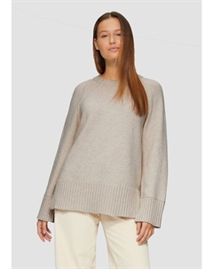 Пуловер Strickpullover langarm, бежевый S.oliver