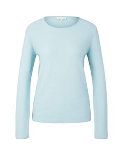 Пуловер Pullover, синий Tom tailor