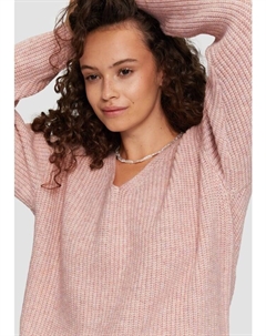 Пуловер Strickpullover langarm, розовый Qs