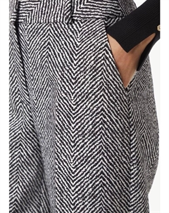 Тканевые брюки Hose lang, черный Comma,