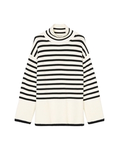 Пуловер Oversize Strickpullover, цвет striped/creamy white Marc o'polo