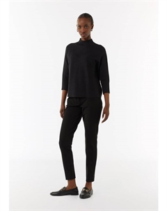 Пуловер Strickpullover langarm, черный Comma,