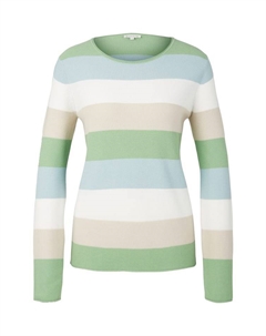 Пуловер Pullover, синий Tom tailor