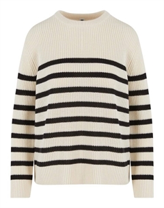 Пуловер Gestrickter Rundhalsausschnitt, цвет whitesand/black Urban classics