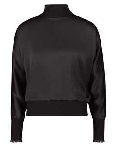 Пуловер Pullover glänzende Vorderseite, цвет Black Beauty Zero