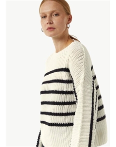 Пуловер Strickpullover langarm, белый Comma,