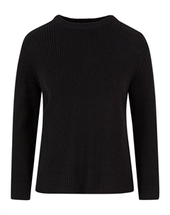 Пуловер Gestrickter Rundhalsausschnitt, черный Urban classics