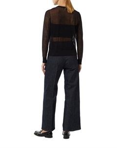 Пуловер Strickpullover langarm, черный Comma,