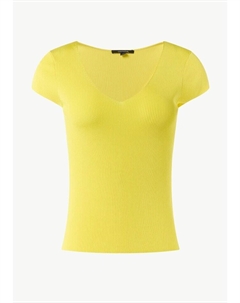Пуловер Strickpullover kurzarm, желтый Comma,