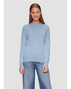 Пуловер Strickpullover langarm, синий S.oliver