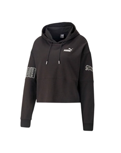 Пуловер Power Colorblock Sommer Hoodie Pullover, черный Puma
