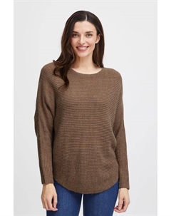 Пуловер Strickpullover FRERETTA PU 3 20611845 Flauschiger Strickpullover, коричневый Fransa