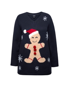 Пуловер Pullover, цвет marine Ulla popken