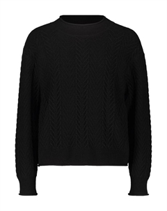 Пуловер Grobstrick-Pullover mit Struktur, черный Betty barclay