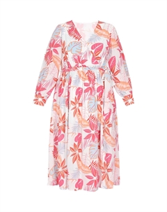 Платье до колена Plus Size Dress, разноцветный Usha