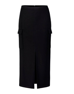 Длинная юбка Midirock mit seitlichen Taschen, цвет Black Beauty Zero