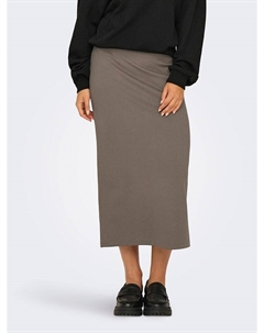 Юбка до колена Rock, серый Only