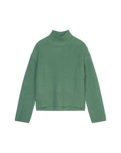 Пуловер DfC Turtleneck-Strickpullover loose, цвет smooth green Marc o'polo