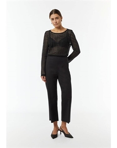 Пуловер Strickpullover langarm, черный Comma,