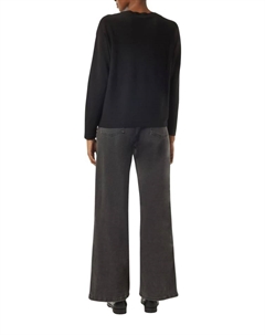 Пуловер Strickpullover langarm, черный Comma,