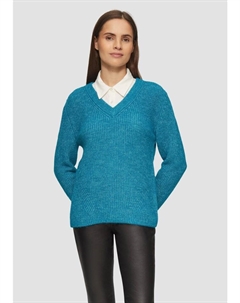 Пуловер Strickpullover langarm, цвет Petrol S.oliver