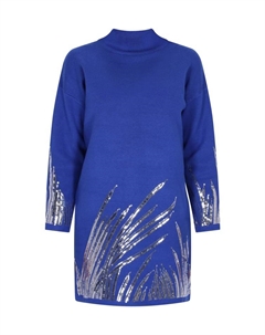 Платье до колена Dress, синий Faina