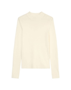 Пуловер Feinstrick-Stehkragenpullover regular, цвет creamy white Marc o'polo