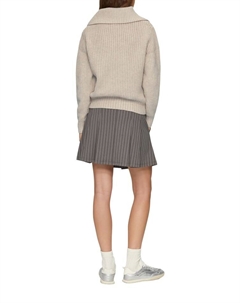 Пуловер Strickpullover langarm, бежевый Qs