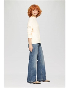 Пуловер Strickpullover langarm, кремовый Qs