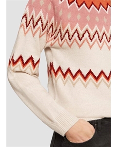 Пуловер Strickpullover langarm, оранжевый S.oliver