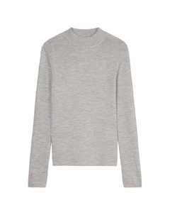 Пуловер Feinstrick-Stehkragenpullover regular, цвет mid stone melange Marc o'polo