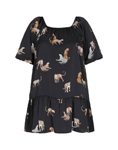 Платье до колена Plus Size Dress, черный Faina